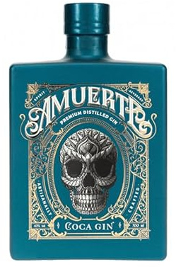 Gin edizione limitata bottiglia verde cl70 43% Amuerte Green