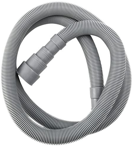 Vocdikficy 1.5M Rallonge De Tuyau De Vidange pour Lave-Vaisselle Machine De 5 Pi 59 Po avec Kit De Support