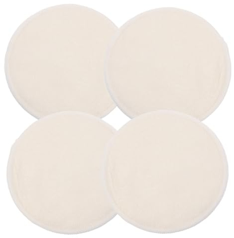 Toddmomy 4 St Återanvändbara Amningsinlägg i Andningsbar Bambufiber med Absorberande Läckageskydd för Bekväm Hudvänlig Design för Användning