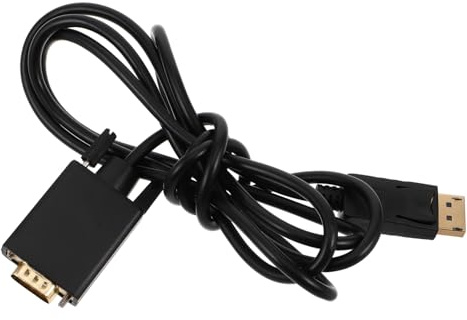 SOIMISS Câble Displayport vers Vga Adaptateur Vidéo Compatible PC Portable et Bureau pour Moniteur Projecteur Transmission Stable et Image Nette