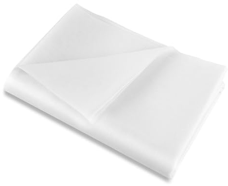 AUAUY Entoilage Thermocollant 100x200 cm, Tissu Thermocollant Fer à Repasser, Poids léger, non Tissé Blanc 30g/m², pour Travaux Manuels, Couture, Plis de Repassage, Confection de Vêtements