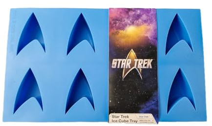 Star Trek™ Commbadge Ice Cube Tray - Makes 8 Fun Novelty ice Cubes - Officially Licensed Star Trek™ Merchendise