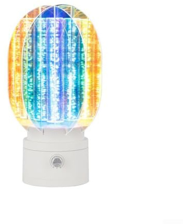 Aetluxery Luce notturna girevole, lampada dimmerabile ricaricabile USB 1800MAh LED con proiezione dinamica a 360° per camera da letto romantica