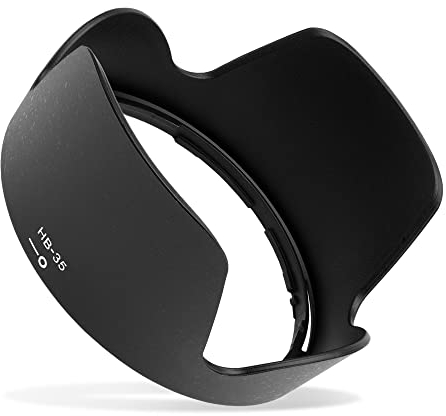 CELLONIC Parasol HB-35 Compatible con Nikon AF-S DX Nikkor 18-200 mm f/3.5-5.6G ED VR II, AF-S DX Lens Hood de Bayoneta, Protector Solar para Objetivos Flor/Pétalo/Tulipán