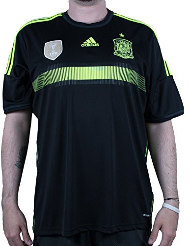 adidas herr Climacool 2014/2015 Spanien Away Jersey Black/Electr/Dshale XL