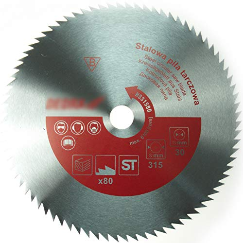 Dedra hs31580 Holz für Kreissägeblatt 315 x 80 x 30 Dedra
