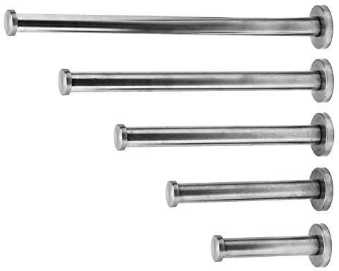 ONPIRA Edelstahl Kleiderstange Wäschestange Garderobenhaken Garderobenständer Haken (Länge: 300mm)