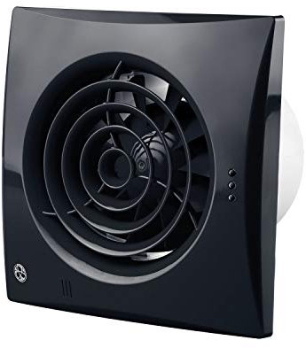 Blauberg Calm 100T Bathroom Extractor Fan - for 4 100mm ducting (Black)