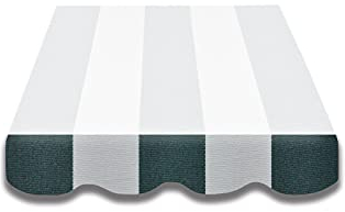 home Trends Markisen Volant Schabracke Markisenbespannung Ersatzstoffe Markisenstoffen Sonnenschutz Polyester fertig genäht mit Umrandung mehr Maß und Diverse Farben(SPD018, 3)