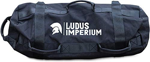 Ludus Imperium Sandsack für Training, strapazierfähige Workout-Sandsäcke für Training, Fitness, Cross-Training & Training, Workouts, Sandsack-Gewichte, schwarz, 50 KG