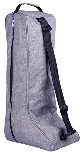 ARBO-INOX - Stiefeltasche - mit Schultergurt und Handgriff (Grau)