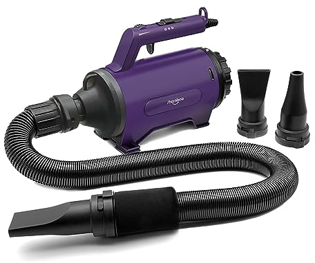 Soffiatore per Cani 3.8HP Asciugacapelli per Uso Privato e Professionale