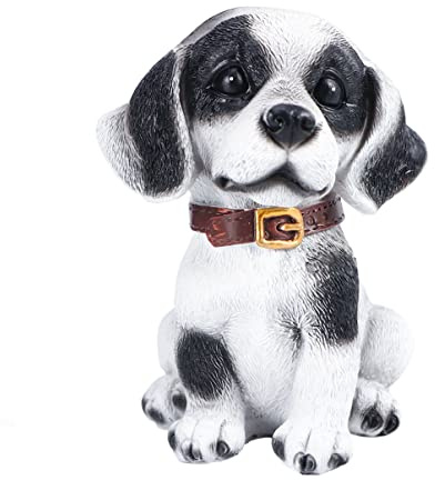 1 Stück Lustige Brillen Halter Display Stands Welpen Hund Gl?Ser Halter Stand Brille Halterung Home Büro Dekorative Brille Zubeh?r (Wei? Schwarz)