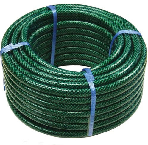 TAHA ® Garden Hose Pipe Reel Reinforced Outdoor HOSEPIPE Green (50M)