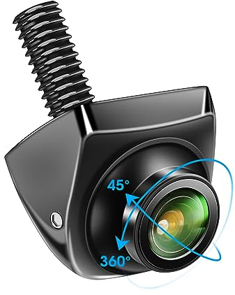 Jansite Rückfahrkamera, 360° Einstellbare AHD 720P Rückfahrkamera Auto 170°Weitwinkel 12V-24V Rückfahrkameras für Wohnmobil Anhänger Wohnwagen Van Pickup Generisch