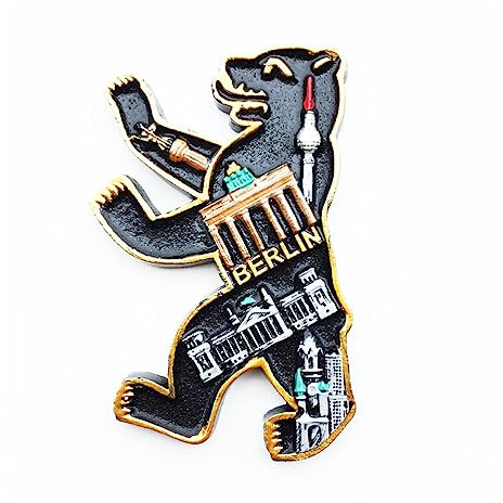 Berlin Germany Maskottchen Bär Magnet Küche Kühlschrank Dekoriert Magnet