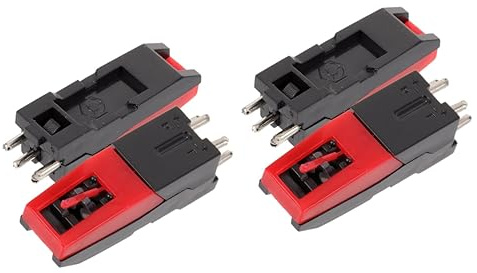 Parliky 4stücke Phonograph Stylus Einfach Zu Installierende Ersatznadel Für Plattenspieler Und Grammophon Kompatibel Mit Vinyl-platten Kunststoff-konstruktion Für Verschiedene