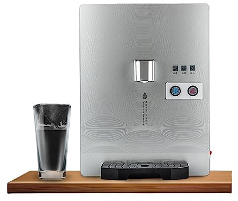 2000W Parete Distributore Di Acqua Elettrico Scaldabagno Fontanella 20L/H Volume Di Acqua Distributore Di Acqua Calda/Caldo Istantaneo ingegneria dell'efficienza termica(Silver)