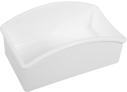 ULTECHNOVO Organizador de Bolsitas de Té y Azúcar para Cocina y Oficina Caja y Resistente para Almacenamiento de Paquetes Diseño Moderno Blanco Ahorra Espacio Mostrador