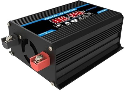 Onda Sinusoidale Convertitore Corrente Inverter Potenza 12V/220V 4000W Onda Sinusoidale Modificata Smart Inverter DC 12V A AC 220V Trasformatore Alimentazione Convertitore Potenza Inverter