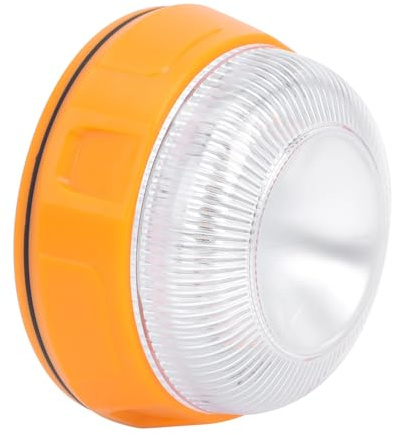 Mikinona Luz de Emergencia para Coche LED Alto Brillo y Rendimiento Estable, Lámpara de Advertencia Abs para Vehículos de Construcción y Calles