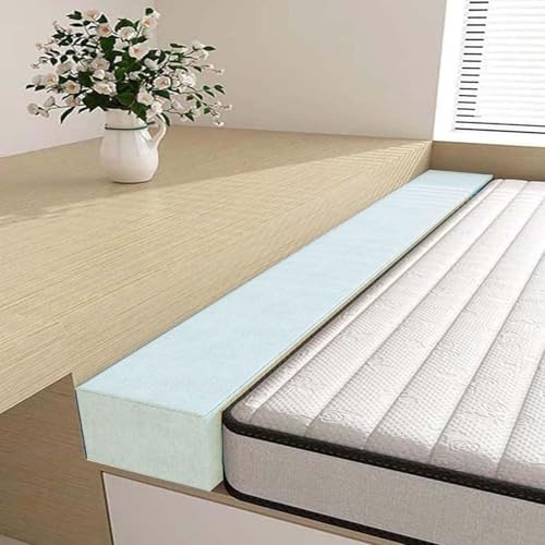 Fundas Almohada de Relleno de Espacio de Cama, Suave y Cómodo Cubierta Relleno de Espacio para el Cabecero, 90/120/140/160/180/200cm larga Fundas Extensor de Colchón lavable(D,140x15x20cm/55x6x8in)
