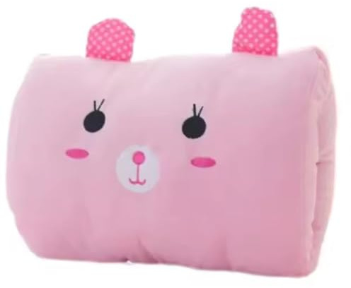 Nihcora Cadeau Mignon pour Enfants, Coussin en Peluche Cartoon d'hiver, Coussin à Main Chauffant, Coussin de Bras de Classe 1 Faible, Indispensables de Voyage, Sieste au Bureau.