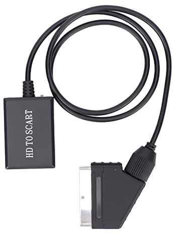Kelawoly SCART Converter, BiDirectional Adapter, NTSC PAL Video Audio Converter for Game Consoles and DVD Players