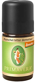 PRIMAVERA Ätherisches Öl Fenchel bitter demeter 5 ml - Aromaöl, Duftöl, Aromatherapie - entspannend, beruhigend, ausgleichend - bio, vegan
