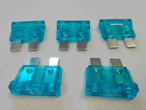 10x Flachstecksicherung 15A blau Ersatz Kfz | Flachstecksicherungen als Ersatz für Kfz und elektrische Anwendungen. Passend für passende Sicherungshalter und Nennwerte.