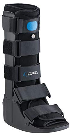 United Ortho Air Cam Walker Fracture Boot, Medium, Black