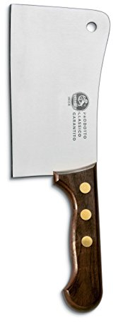 AUSONIA - 62360 HACKBEIL MIT KLINGE AUS AISI 420 ROSTFREIEM EDELSTAHL UND HOLZGRIFF AUS PALISANDER 16 CM, GEWICHT 550 GRAMM