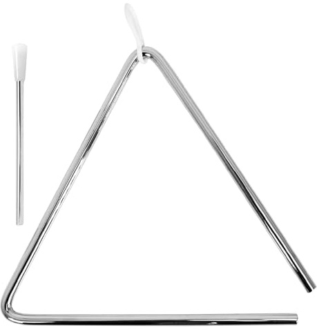 A-Star Traditional Metal Musical Triangle - 20cm/10inch with Metal Beater
