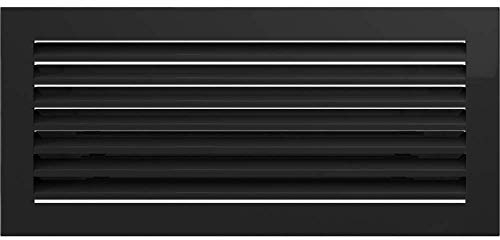 KRATKI griglia di Ventilazione griglia Camino Fresh 17cm x 37cm Nero