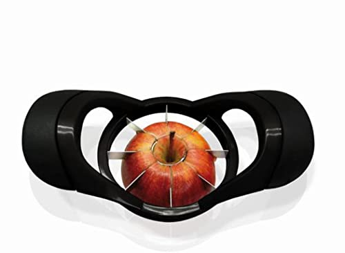 NERTHUS FIH 021 - Pelador de manzanas de Acero Inoxidable, Pela, Deshuesa y Corta rodajas la manzana en cuestión de segundos