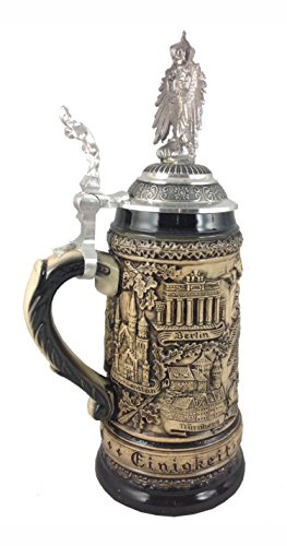 Zöller & Born Bierkrug Zinn Deutschland Adler Seidel 0,5 Liter Bierseidel ZO 1403/5013
