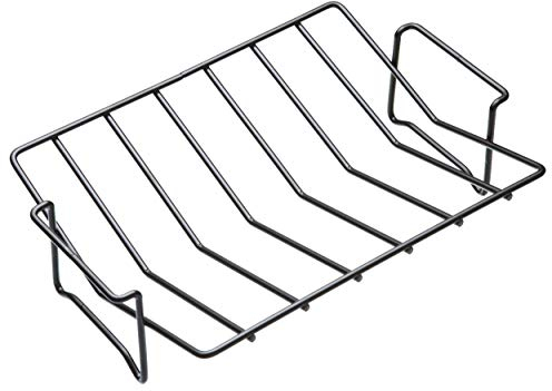 KitchenCraft Non-Stick V-Shaped Roasting Rack, 3 x 21 cm (12 x 8.5), Black