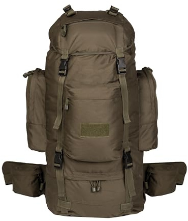 Mil-Tec Rucksack Ranger (75 L) • Wanderrucksack oder Trekkingrucksack für Mehrtagestouren und Bushcraft • Wasserdicht beschichteter Outdoor Rucksack mit Leichttragesystem für Reisen & Camping
