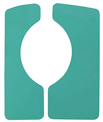 GEWA protezione per tavola Pickguard battipenna - per chitarra - Faceguard - PET altamente resistente - Autoadesivo - Facile da rimuovere - Set 2 pezzi per chitarra acustica