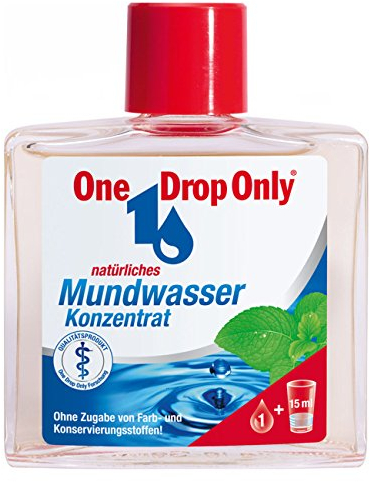 One Drop Only Mundwasser 25ml - Effektiv, Geschmacksneutral, Tierisch nach Produkt Free, Klinisch Getestet, Vegan