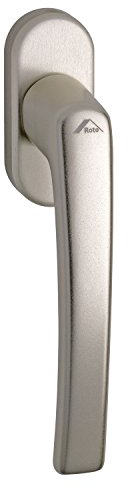 Maniglia originale Roto per finestre Roto Line, avvitata a scomparsa, 7 x 35 mm, alluminio anodizzato champagne, alpacca
