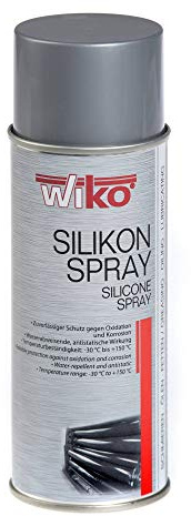 acerto 40219 WIKO Silikonspray 400 ml Gleit- und Trennmittel herausragende Gleitwirkung auf Kunststoff Gummi Metall