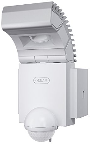 Osram LED-Spot, Noxlite, Außenlampe, Außenstrahler 60° schwenkbar und 70 ° kippbar, Bewegungsmelder, Dämmerungssensor, weiß, Kaltweiß - 6000K