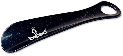 biped tire-chaussures en plastique 18 cm – Petit chausse-pied ergonomique pour voyage, enfants et adultes – Facile à transporter et utiliser au quotidien z1560(guirlande bleu foncé)