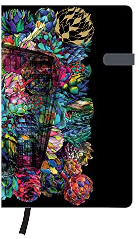 Herlitz 11374022 Notizbuch my.book Lady, Fiona, mit Magnetverschluß, A5, 96 Blatt liniert