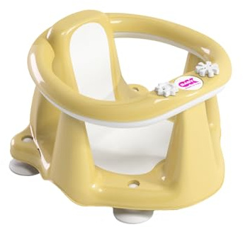 OKBABY Flipper Evolution - Asiento de baño para el interior de la bañera - para bebés de 6 a 15 meses (13 kg) - Amarillo