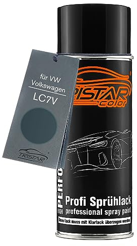 TRISTARcolor Autolack Spraydose für VW/Volkswagen LC7V Blue Anthrazit Pe. | Blue Anthracite Perl / Blue Anthrazit Perl, Basislack, Sprühdose 400ml