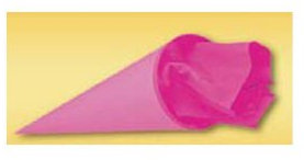 Bähr Bastelschultüte Rohling Schultüte Rohling rosa m. Filzmanschette in rosa Höhe...