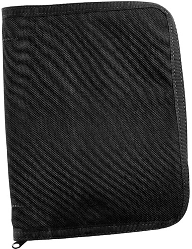 Ringblock-Hülle Rite in the Rain Allwetter aus Cordura®, 1,27 cm Ringbinder-Hülle, ca. 17 cm x 22,5 cm, hellbraun -Nr. C9200 Schwarz