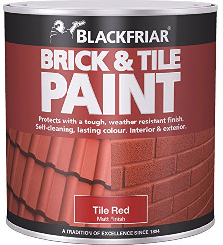 Blackfriar Peinture mate pour brique et carrelage Rouge 250 ml